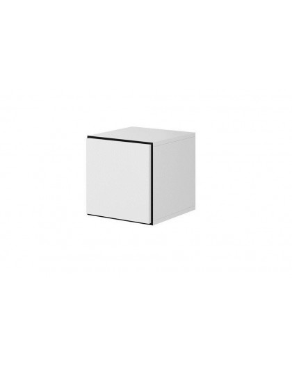 Cama full storage cabinet ROCO RO5 37/37/39 white/black/white
