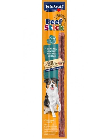 VITAKRAFT Beef Stick Original plus Mineral - dog treat - 12g