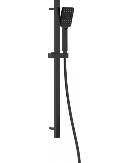 3-function shower set with rail