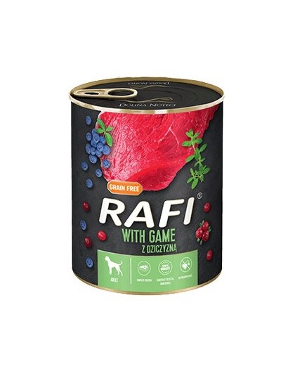 Dolina Noteci Rafi Dog wet food with venison - 800g