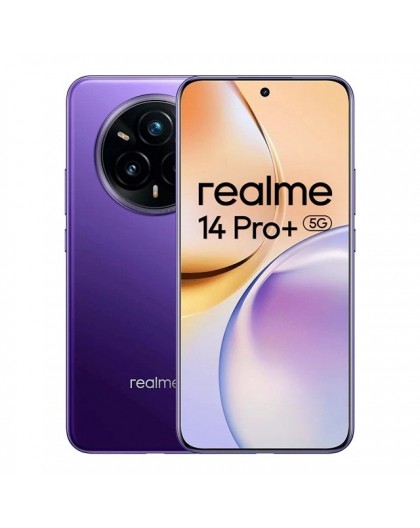realme 14 Pro+ 5G 17.4 cm (6.83") Dual SIM Android 15 USB Type-C 12 GB 512 GB 6000 mAh Nebula Purple