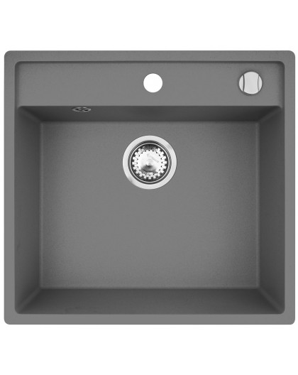 The sink PYRAMIS CAMEA 53x50 1B gray concrete