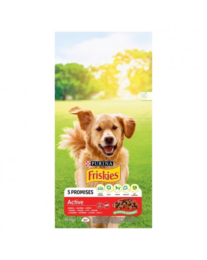 PURINA Friskies Active - dry dog food - 10 kg