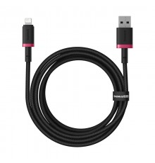 Baseus Dura Type A to IP 2.4A 2 m fast charging cable Black, Red