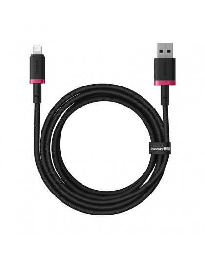 Baseus Dura Type A to IP 2.4A 2 m fast charging cable Black, Red