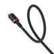 Baseus Dura Type A to IP 2.4A 2 m fast charging cable Black, Red