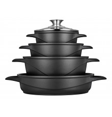Smile MGK-17 soup pot Black Aluminium
