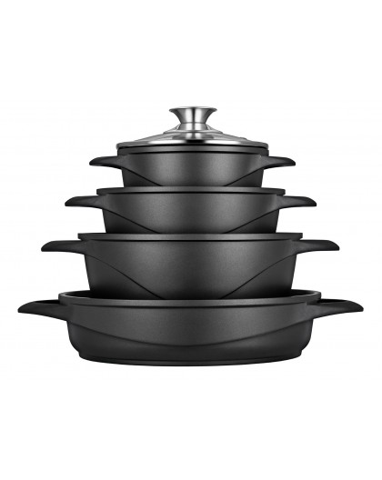 Smile MGK-17 soup pot Black Aluminium