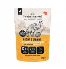 WIEJSKA ZAGRODA Goat and venison - wet dog food - 500g