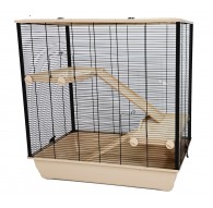 INTER-ZOO Frodo + Plastic Beige - cage for a hamster