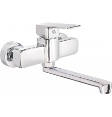Wall-mounted washbasin mixer
