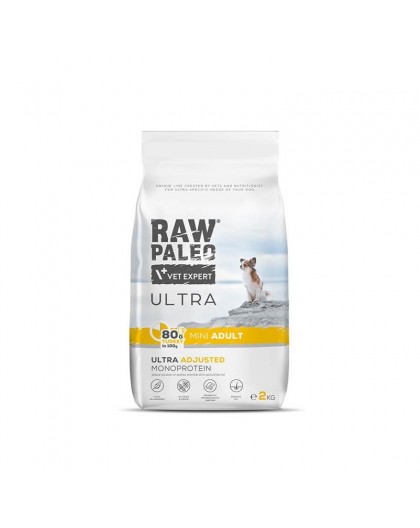 RAW PALEO Ultra Mini Adult Turkey - dry dog ​​food - 2 kg