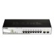 D-Link DGS-1210-08P Hallatav L2 Gigabit Ethernet (10/100/1000) Power over Ethernet (PoE) Musta