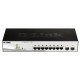 D-Link DGS-1210-08P Hallatav L2 Gigabit Ethernet (10/100/1000) Power over Ethernet (PoE) Musta