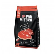 PAN MIĘSKO Beef with goat M - dry dog food - 9kg