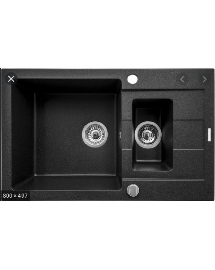 PYRAMIS Sparta Plus (78x48) 1 1/2B 1D Top-mounted sink Rectangular