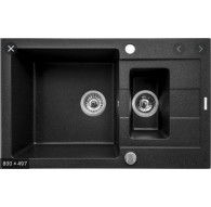 PYRAMIS Sparta Plus (78x48) 1 1/2B 1D Top-mounted sink Rectangular