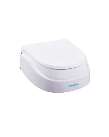 Dietz SmartFix adjustable toilet seat without armrests