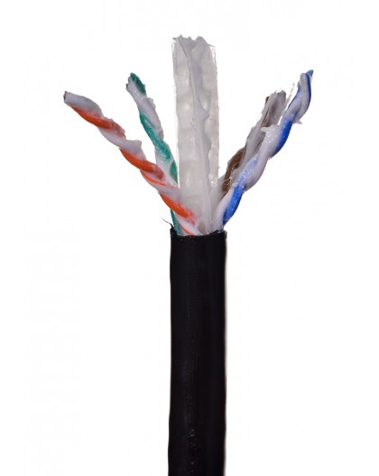 Alantec KIU6OUTZ305 networking cable 305 m Cat6 U/UTP (UTP) Black