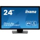 iiyama ProLite 23.8” PCAP 10pt touchscreen monitor featuring IPS panel technology, Edge-to-Edge glass design and anti Anti Glare
