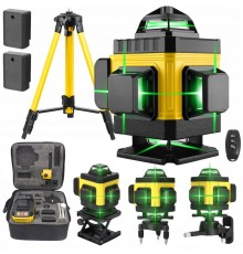 Extralink laser level set cross planar 4D with tripod