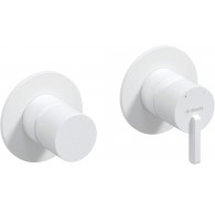 Shower mixer with shower switch - horizontal