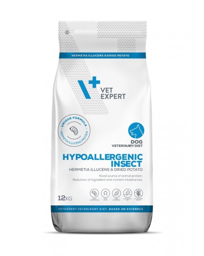 VET EXPERT Veterinary Diet Hypoallergenic Insect Dog - dry dog food - 12 kg
