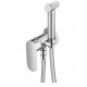 Concealed bidet mixer with bidetta shower head