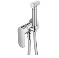 Concealed bidet mixer with bidetta shower head