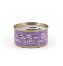 FISH4CATS Tuna fillet with anchovy - wet cat food - 70g