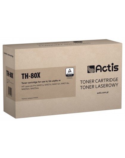 Actis TH-80X Toner (replacement for HP 80X CF280X Standard 6900 pages black)