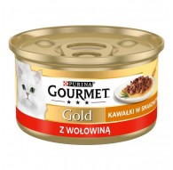 GOURMET Gold Sauce Delight Beef - wet cat food - 85 g