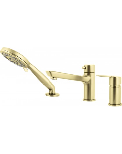 3-hole bathtub faucet
