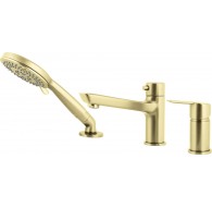 3-hole bathtub faucet