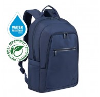 RIVACASE 7561 Laptop Backpack 15.6"-16" Alpendorf ECO, navy blue, waterproof material, eco rPet, pockets for smartphone, documen