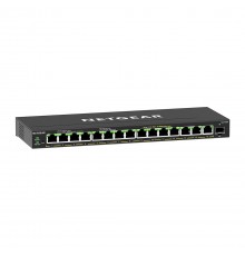 NETGEAR GS316EP-100PES network switch Managed Gigabit Ethernet (10/100/1000) Power over Ethernet (PoE) Black