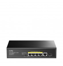 Cudy GS1005PTS1 network switch Gigabit Ethernet (10/100/1000) Power over Ethernet (PoE) Black
