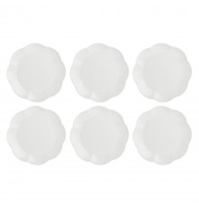 Set of 6 Villadeifiori dinner plates - White, 26 cm