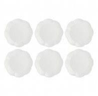 Set of 6 Villadeifiori dinner plates - White, 26 cm