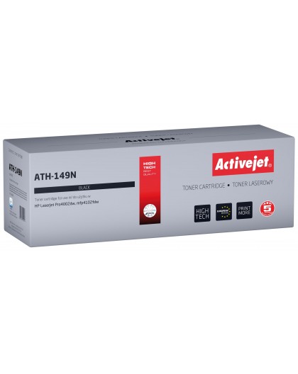 Activejet ATH-149N tooneri (asendaja HP 149A HP149A W1490A Supreme 2,900 lehekülge must)