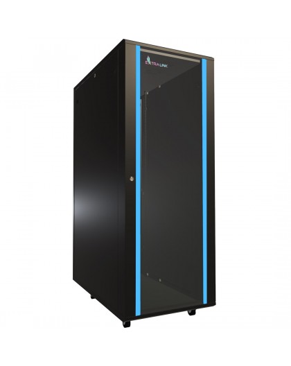 Extralink Rackmount cabinet 32U 600x1000 Black standing