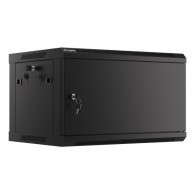 Lanberg WF01-6406-00B rack cabinet 6U Wall mounted rack Black