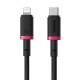 Baseus Dura Type C fast charging cable for iP 20 W 2 m Black, Red