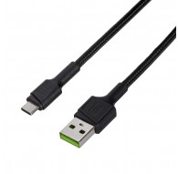 Green Cell KABGC30 USB cable USB 2.0 1.2 m USB C Black