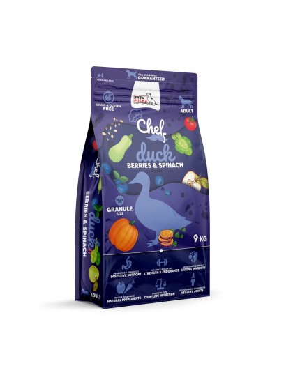 SYTA MICHA Chef Duck, berries and spinach - dry dog food - 9kg