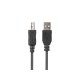 Lanberg CA-USBA-15CU-0010-BK kabel USB 1m 2.0 USB A-USB-B Black