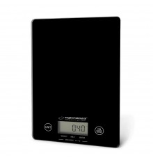 Esperanza EKS002K Electronic Kitchen Scale Black Tabletop Rectangle