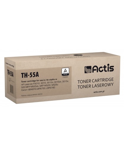 Actis TH-55A toner (replacement for HP 55A CE255A Standard 6000 pages black)