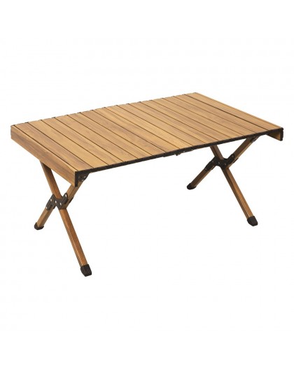 Folding camping garden table DREVO 90cm