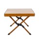Folding camping garden table DREVO 90cm